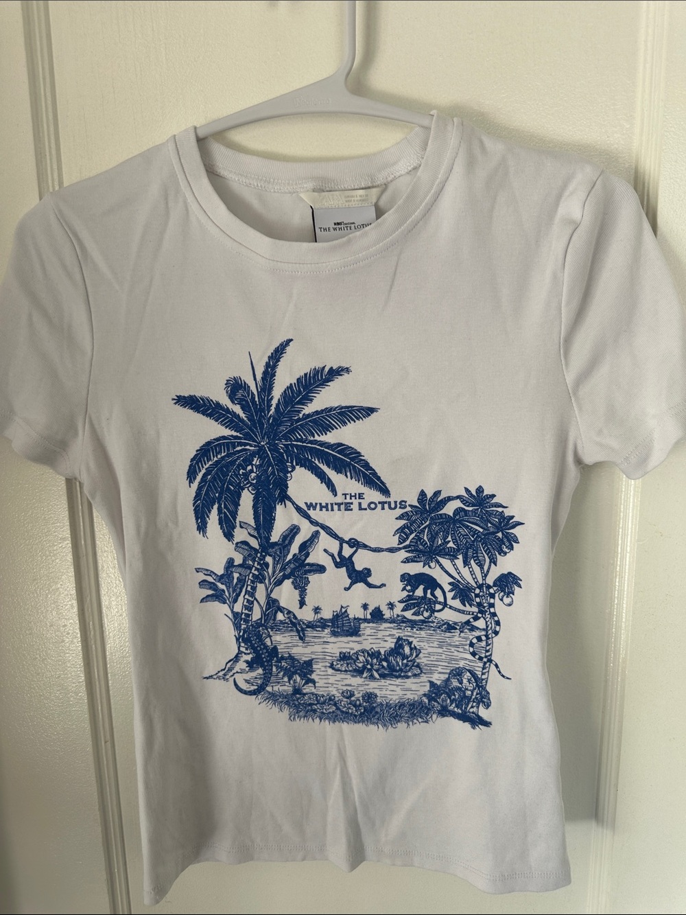 Zara X HBO White Lotus Tee Size Small